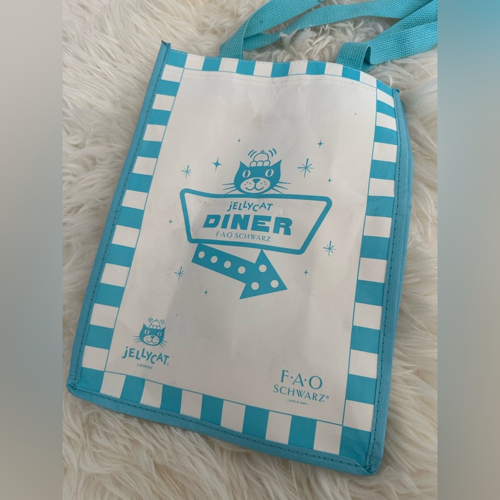 Jellycat diner fao schwarz shop bag